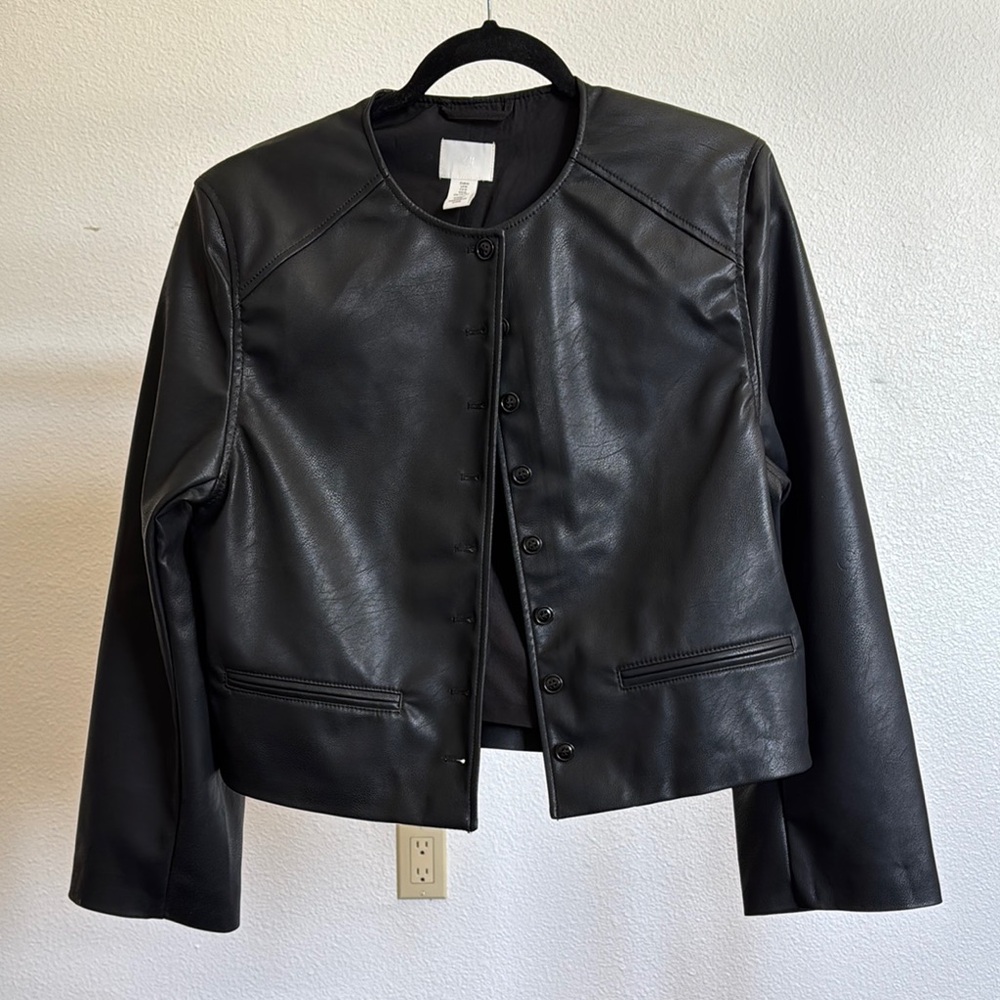 H&M Black Leather Jacket